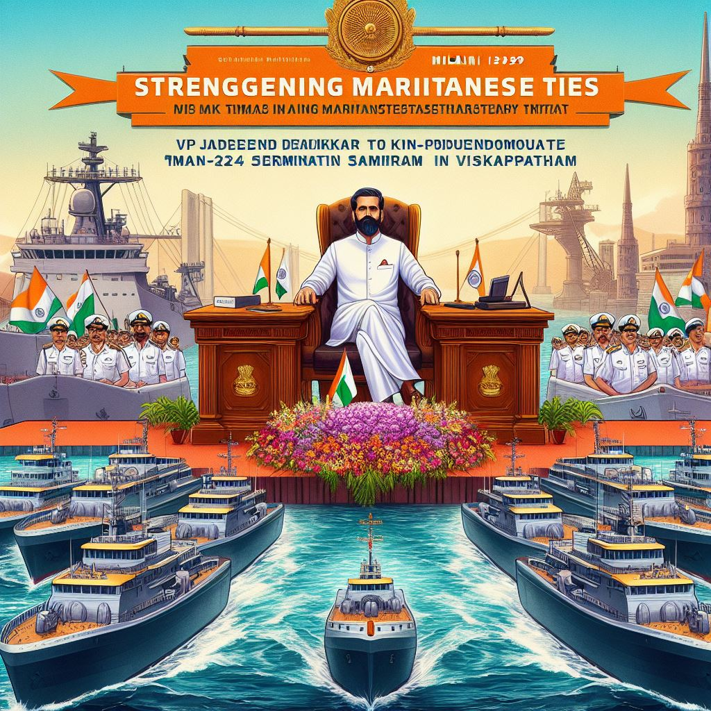Strengthening Maritime Ties VP Jagdeep Dhankhar to Inaugurate MILAN-2024 Seminar in Visakhapatnam