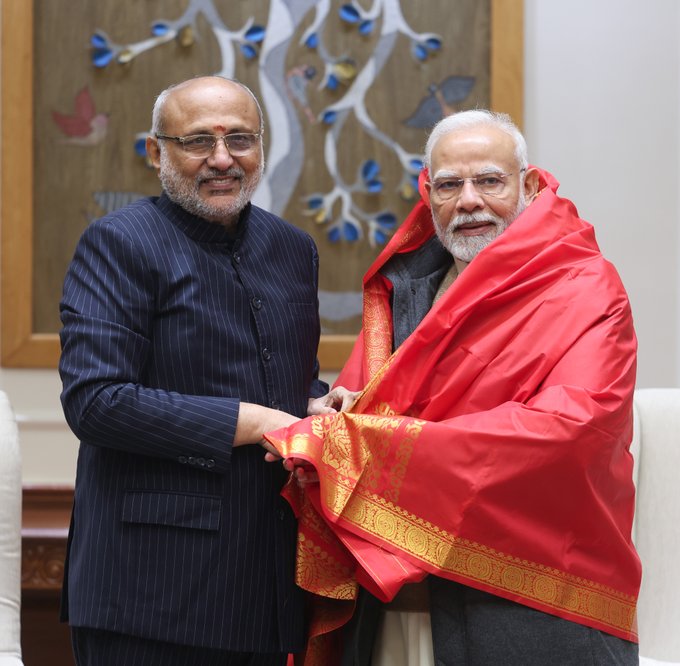Governor of Maharashtra Meets Prime Minister Narendra Modi. On December 27, 2024, Shri C. P. Radhakrishnan, the Governor of Maharashtra, held a meeting with Prime Minister Shri Narendra Modi in New Delhi. The significant interaction underscored the collaborative governance and development-focused initiatives that characterize the relationship between the state of Maharashtra and the central government.