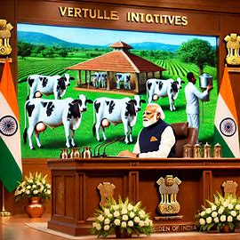 President of India Virtually Inaugurates Key Initiatives for Dairy Development
