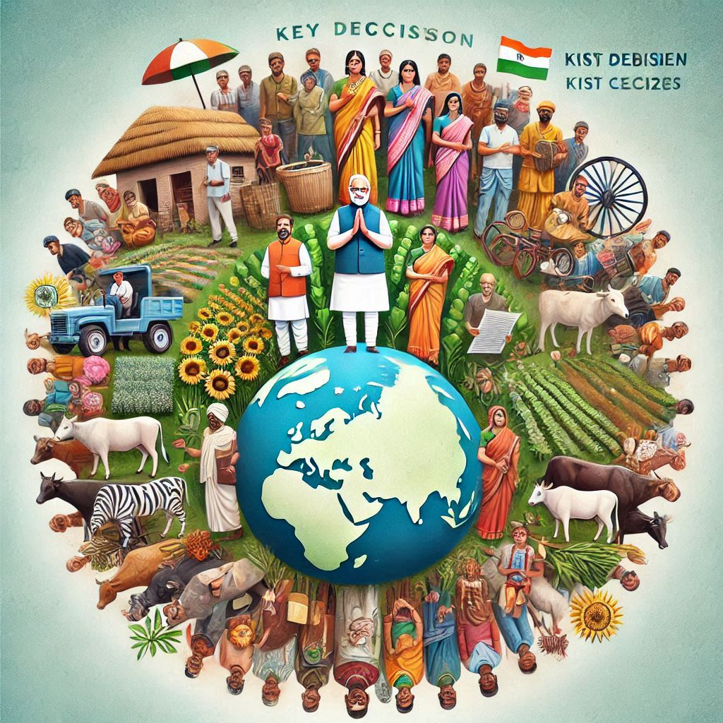 Empowering Farmers Key Decisions by PM Modi First Cabinet of 2025
