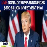 Trump Announces $500 Billion AI Infrastructure Investment in the US