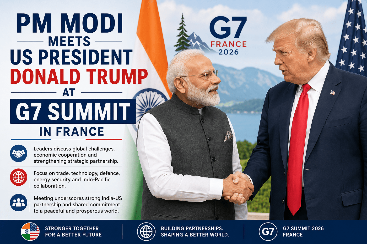 PM Modi Meets Donald Trump