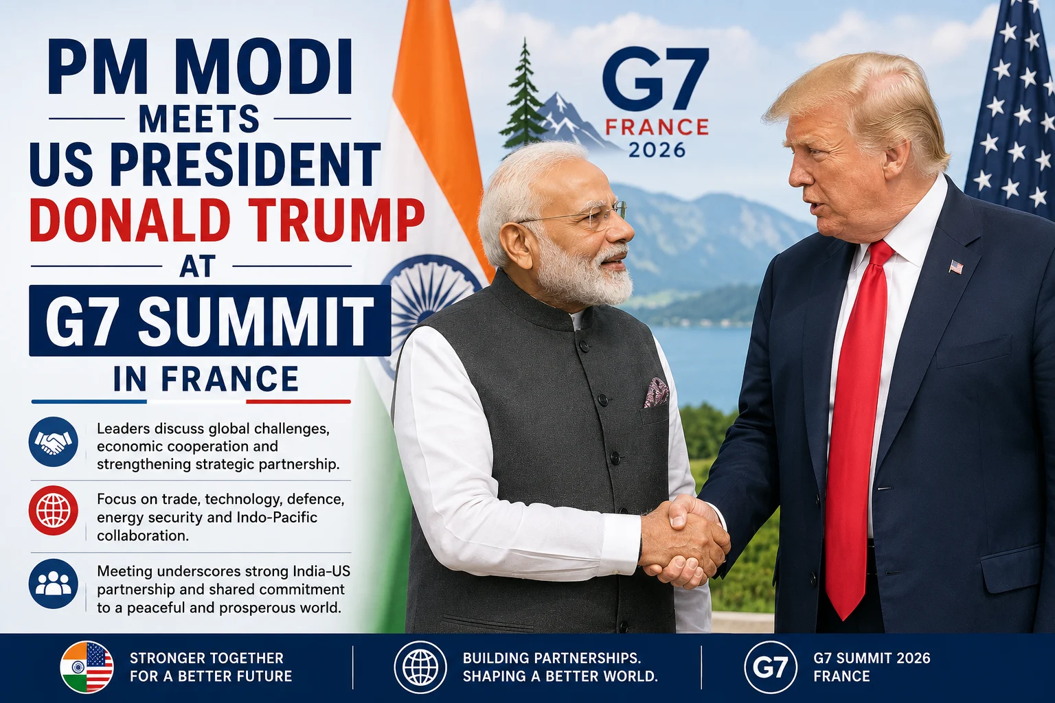 PM Modi Meets Donald Trump