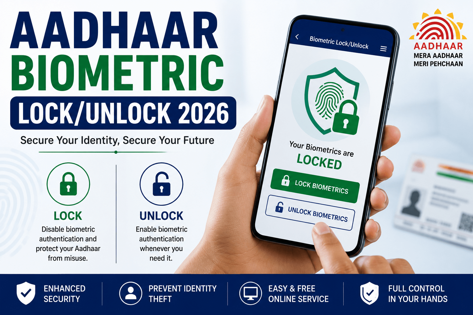 Aadhaar Biometric Lock/Unlock 2026