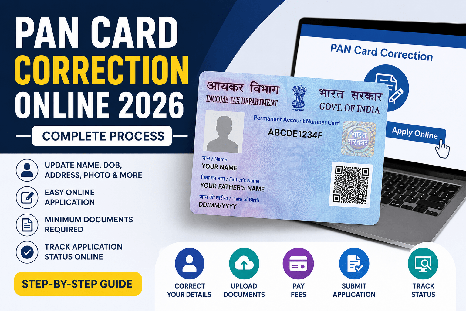 PAN Card Correction Online 2026