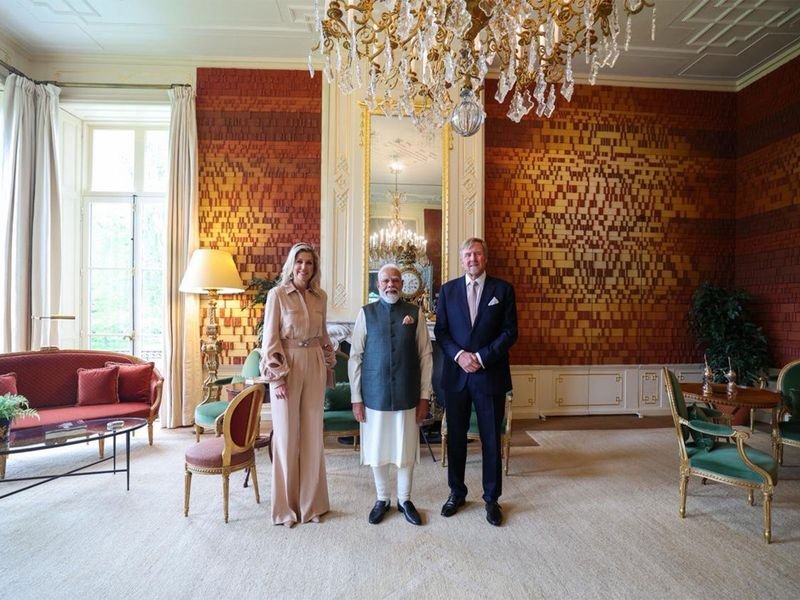Queen Máxima Meets Prime Minister Modi