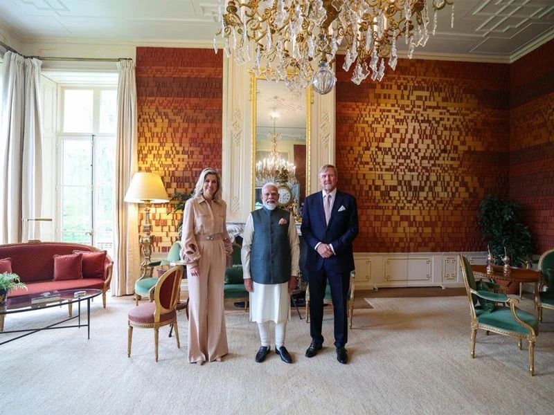 Queen Máxima Meets Prime Minister Modi