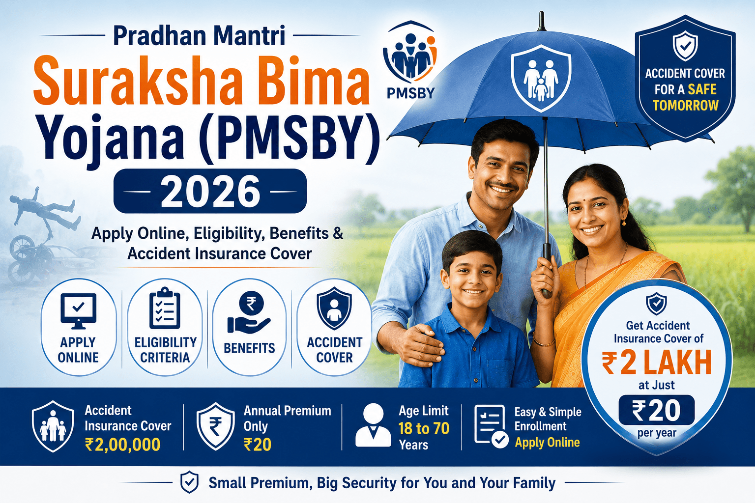 Pradhan Mantri Suraksha Bima Yojana (PMSBY) 2026