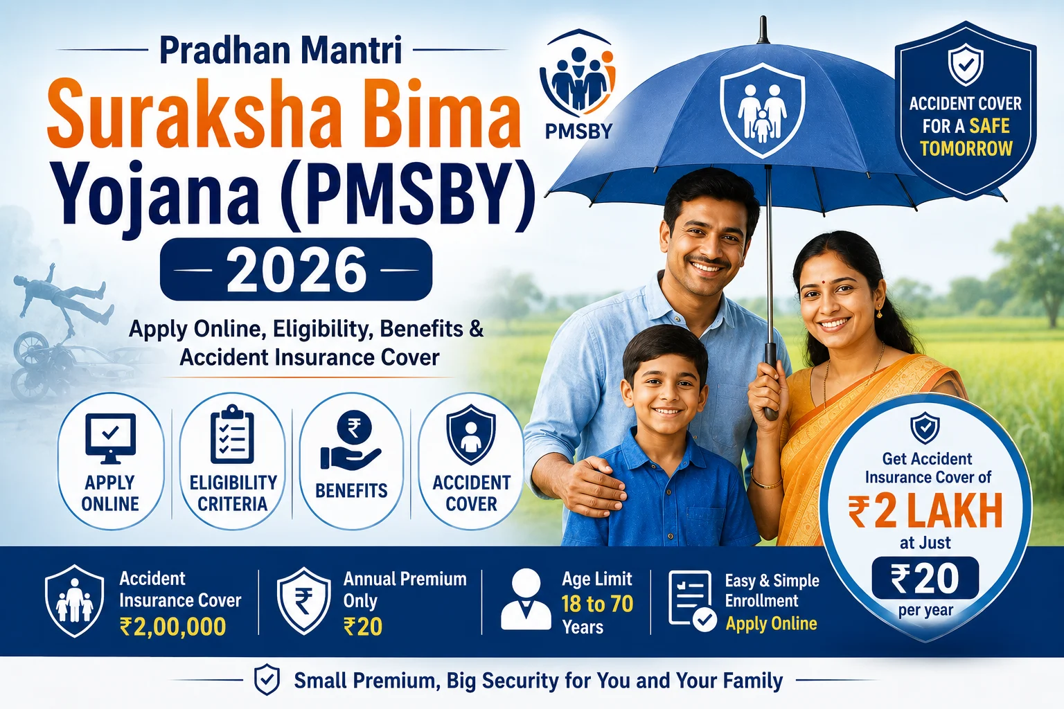 Pradhan Mantri Suraksha Bima Yojana (PMSBY) 2026