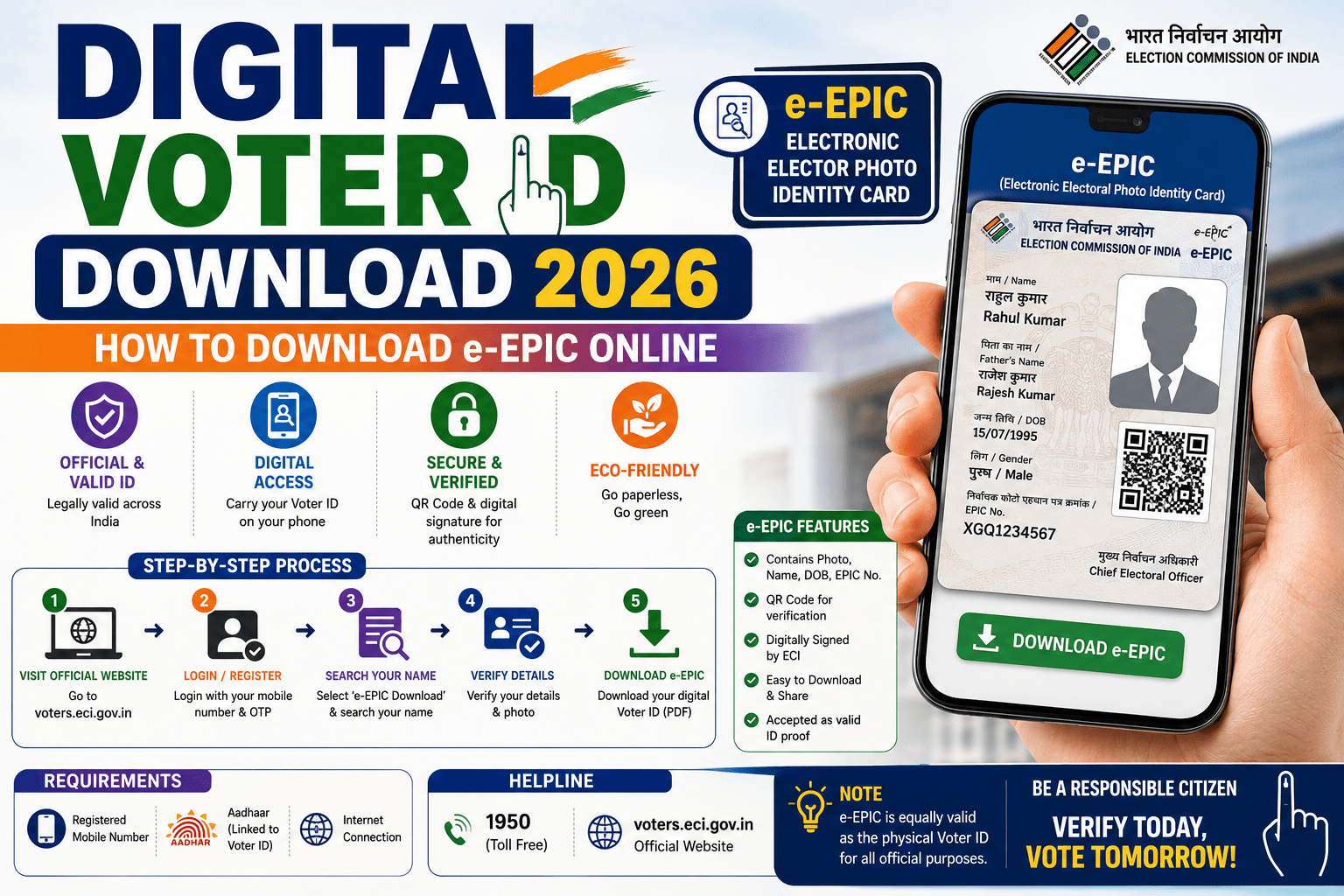 Digital Voter ID Download