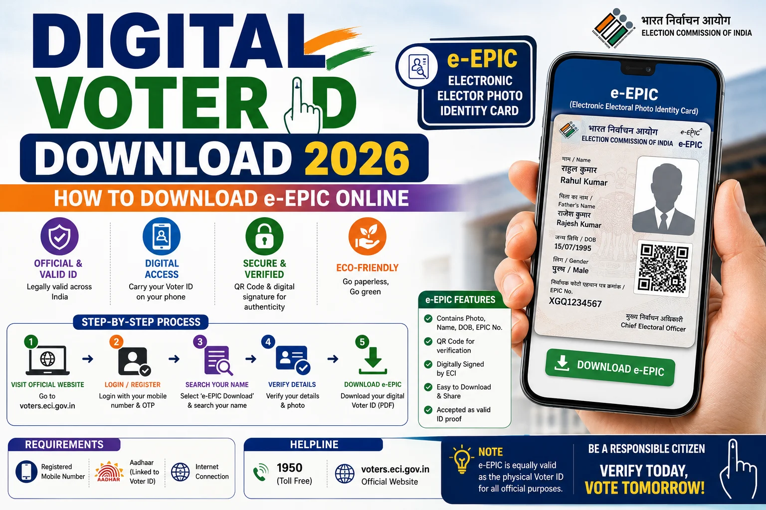 Digital Voter ID Download
