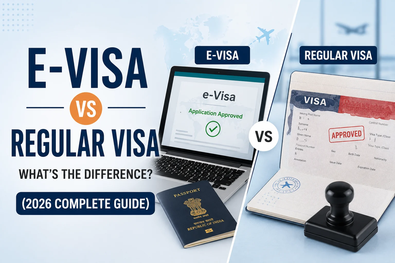 E-Visa vs Regular Visa