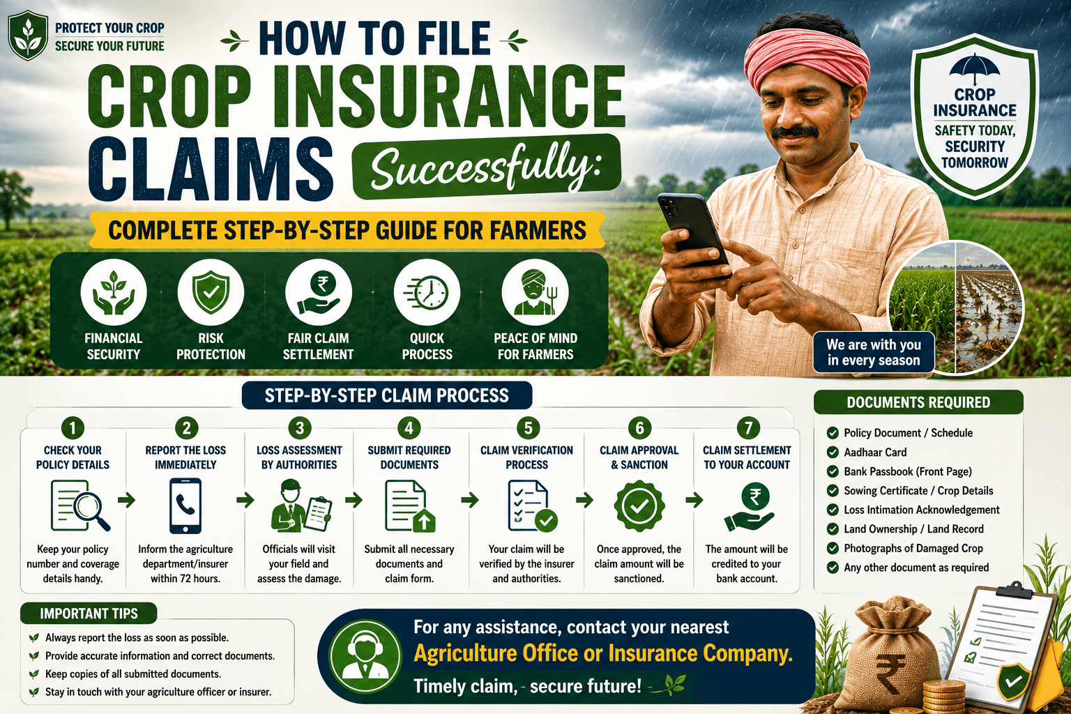 How to File Crop Insurance Claims Successfully