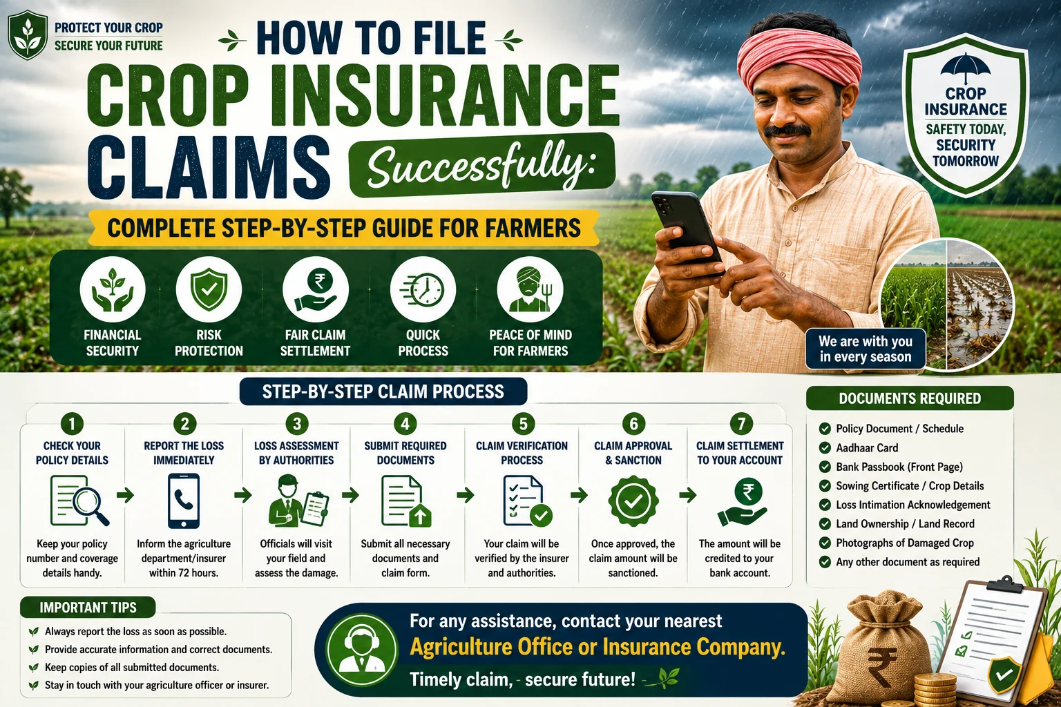 How to File Crop Insurance Claims Successfully