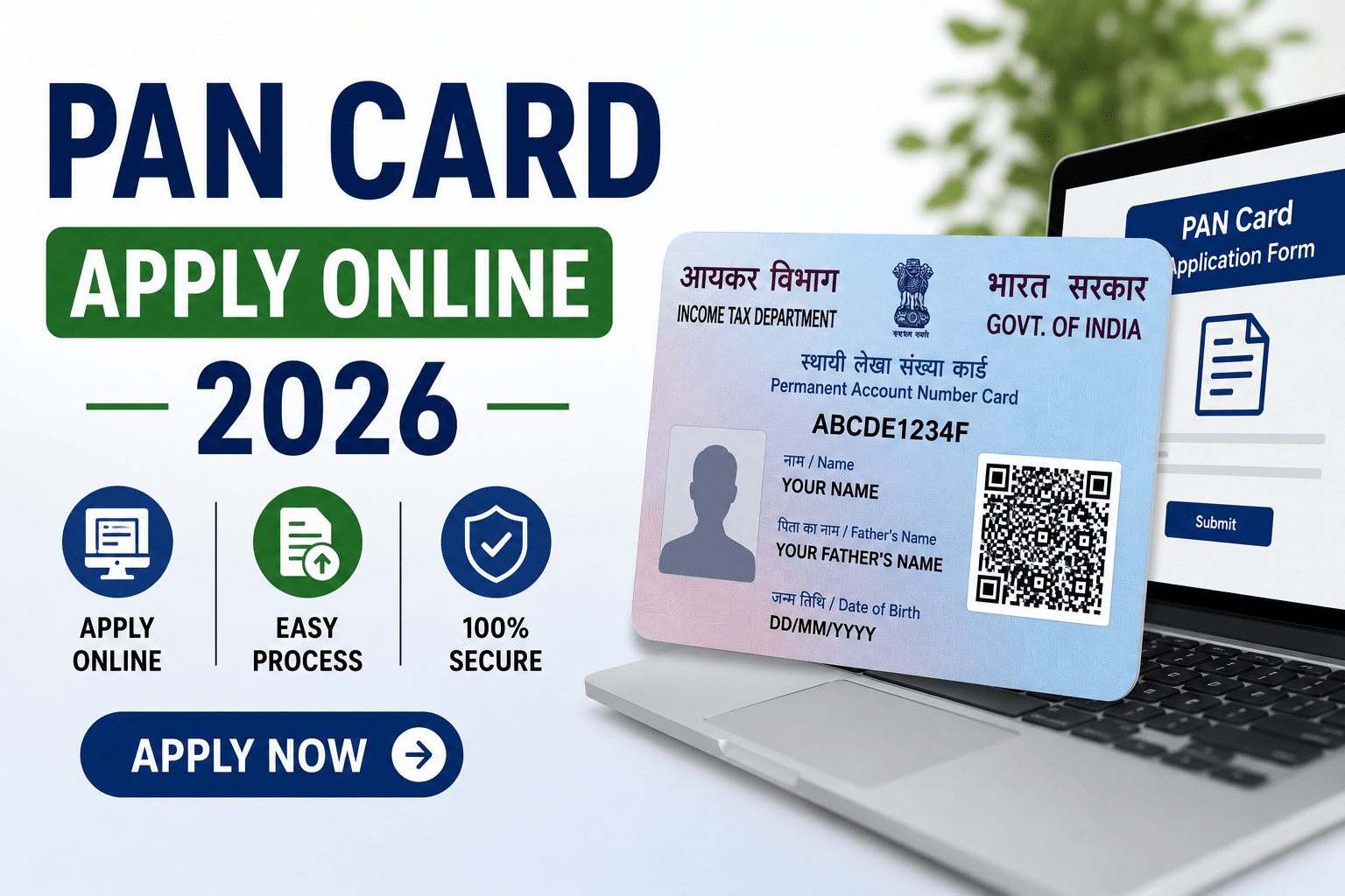PAN card apply online