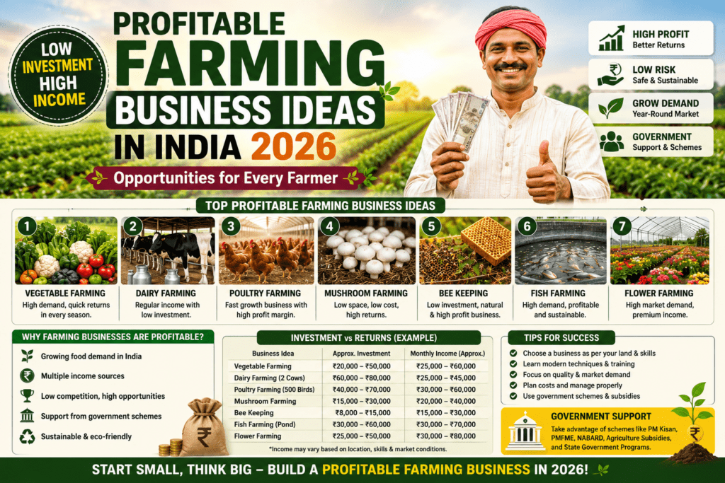 15-profitable-farming-business-ideas-in-india-2026-low-investment