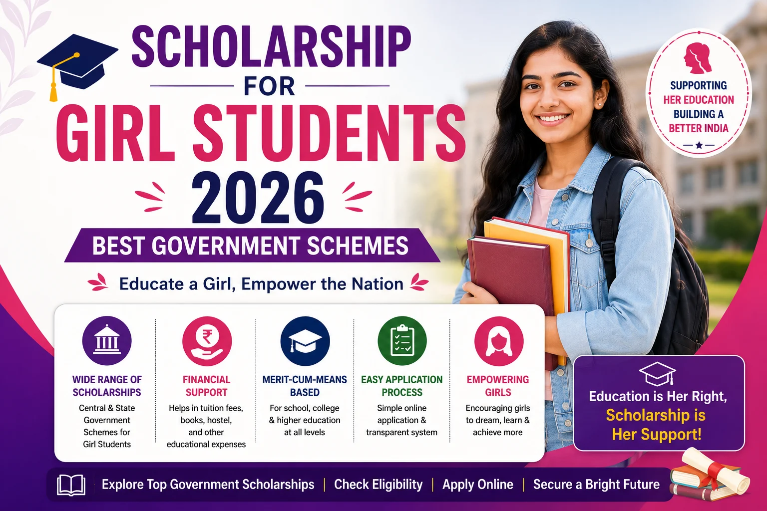 Scholarship for Girl Students 2026