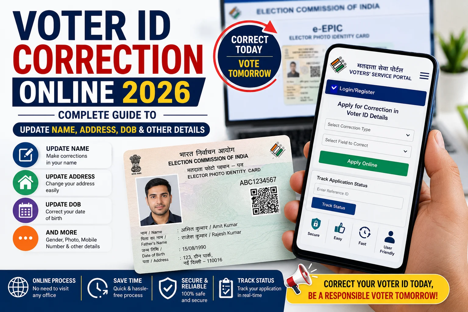 Voter ID correction