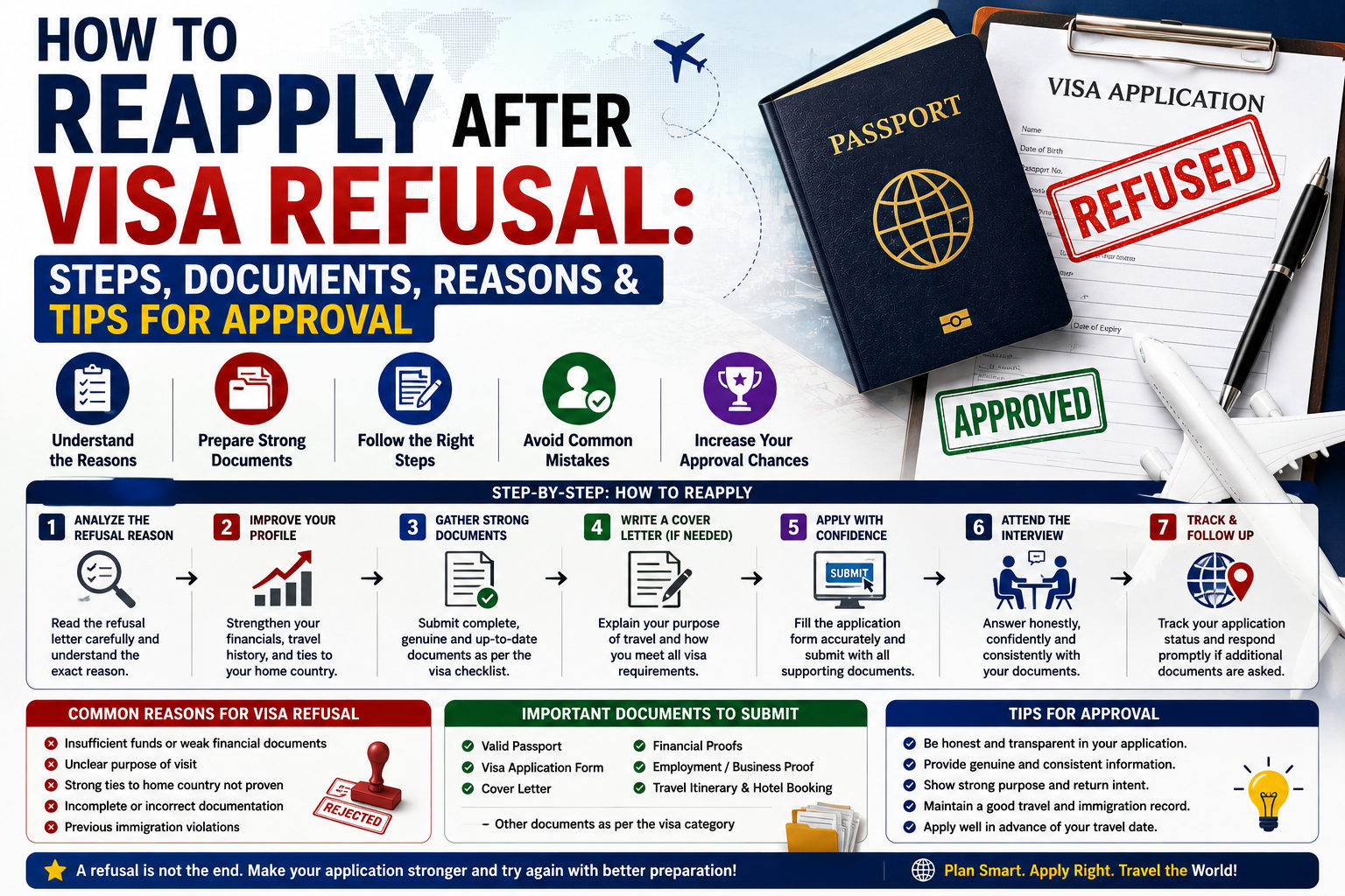 How to Reapply After Visa Refusal
