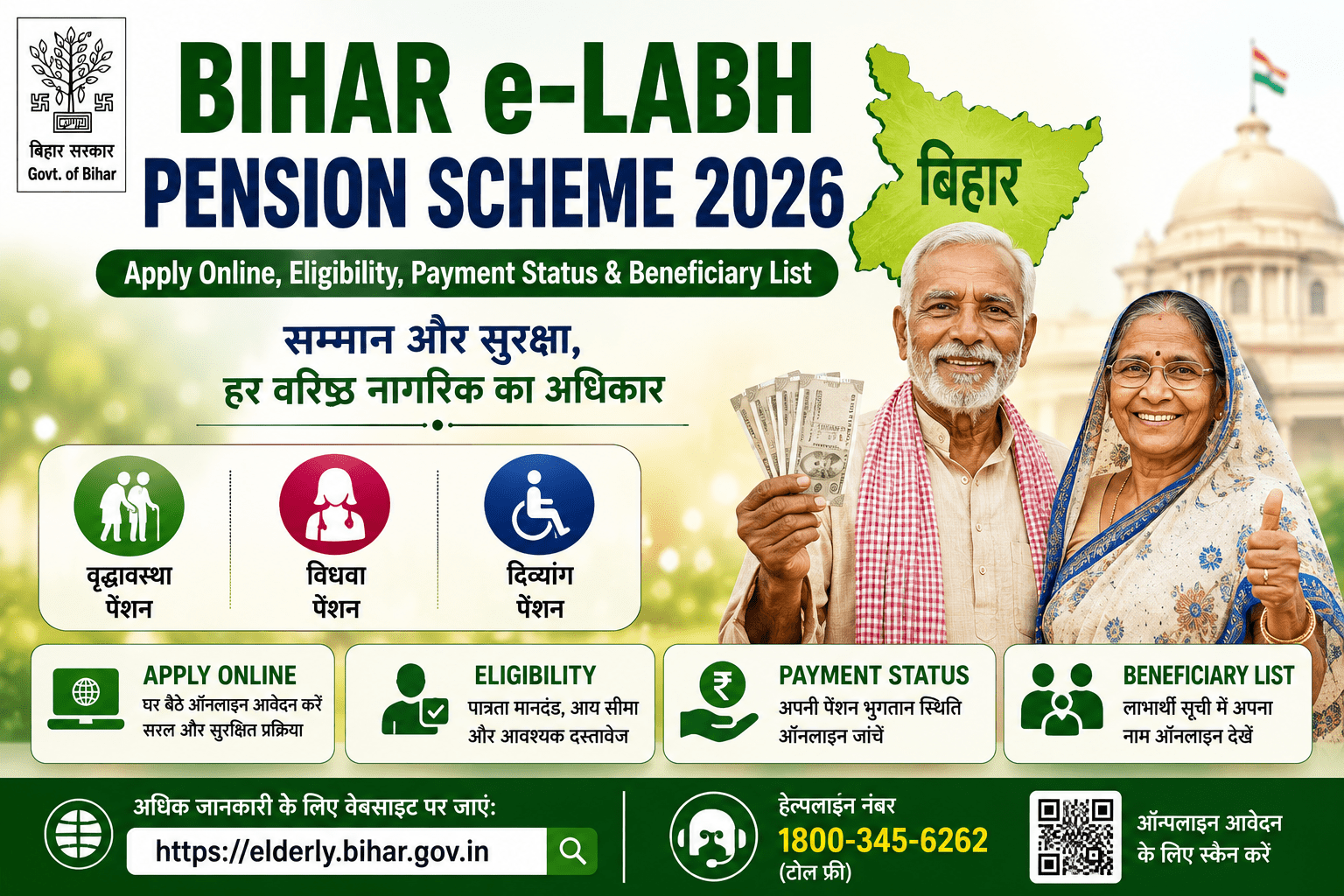 Bihar e-Labh Pension Scheme 2026
