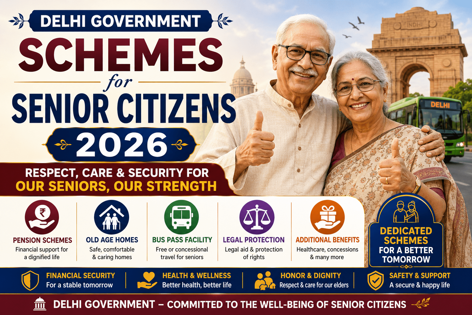 Delhi Government Schemes for Senior Citizens 2026