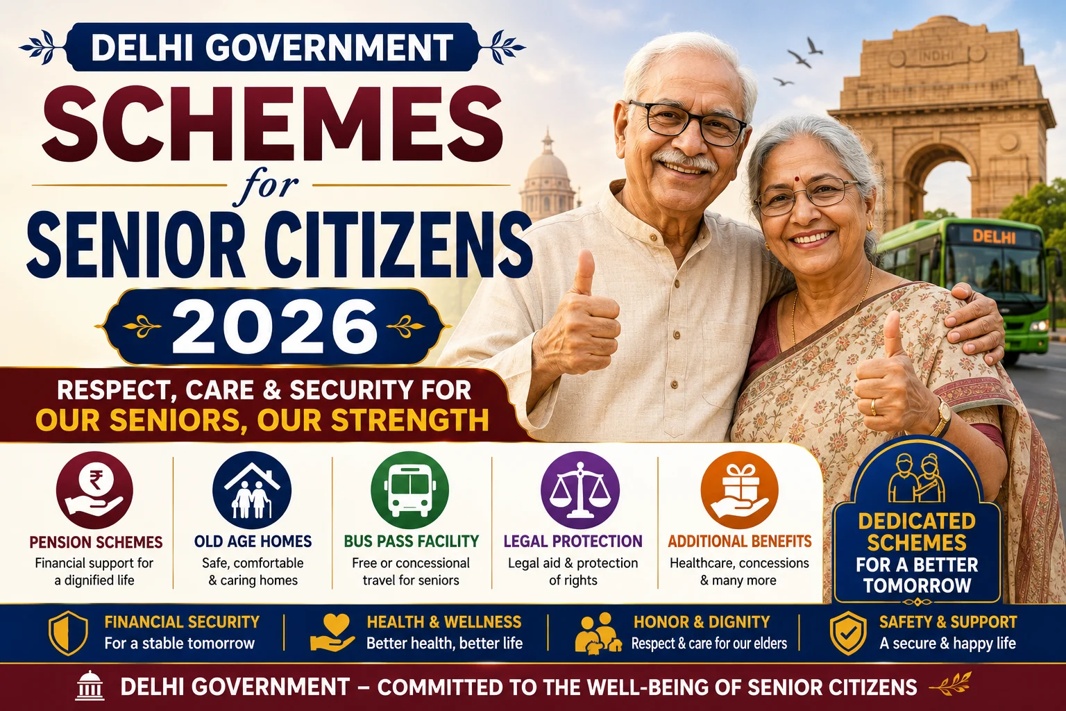 Delhi Government Schemes for Senior Citizens 2026