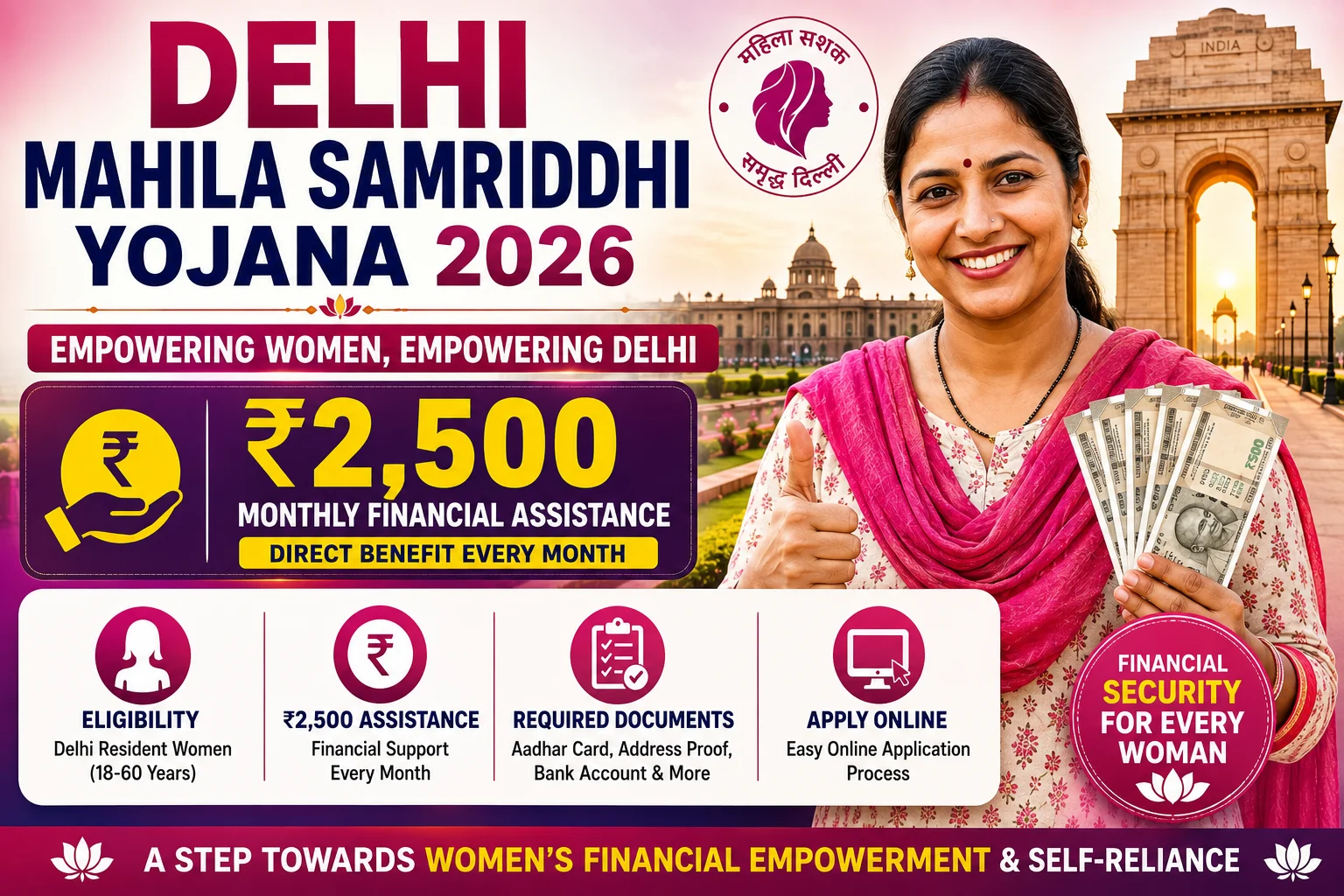 Delhi Mahila Samriddhi Yojana 2026