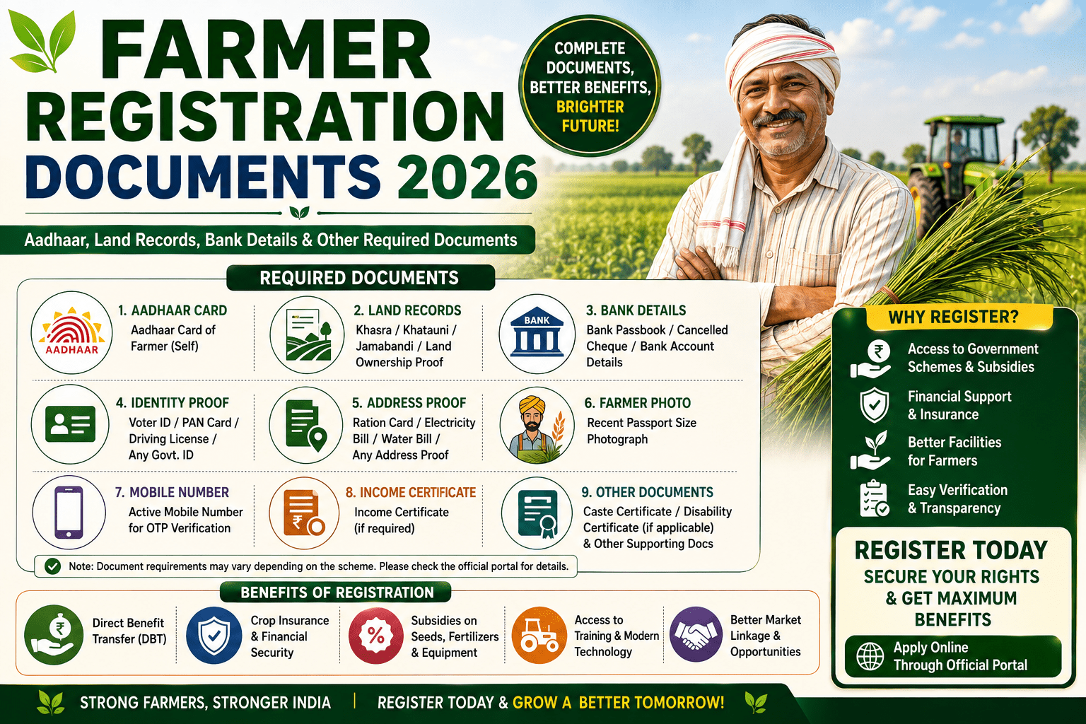 Farmer Registration Documents 2026