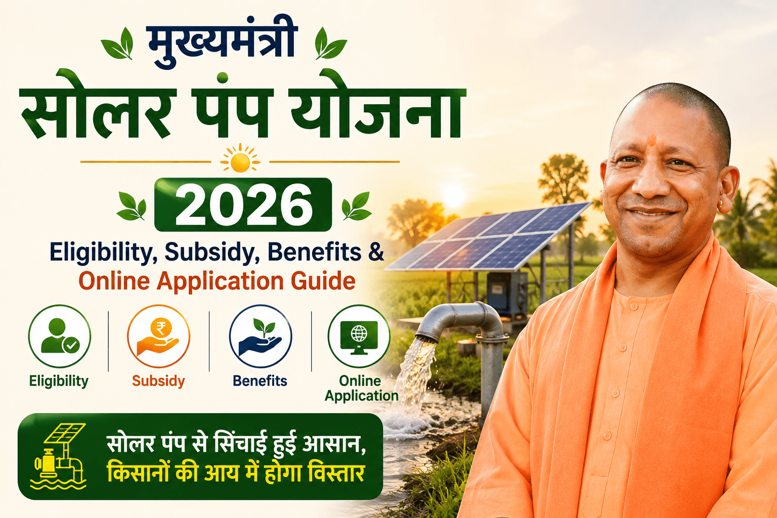 Mukhyamantri Solar Pump Yojana 2026