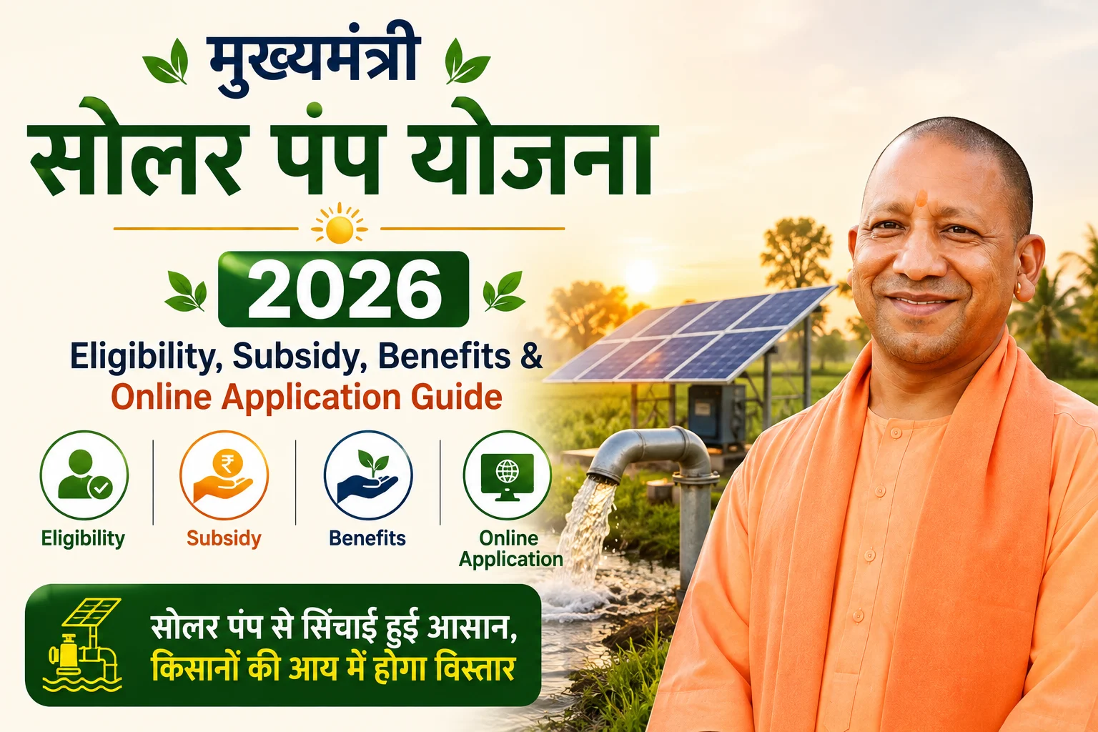 Mukhyamantri Solar Pump Yojana 2026