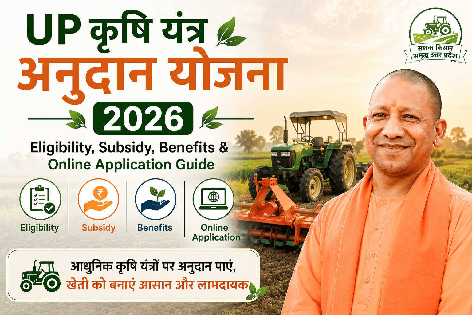 UP Krishi Yantra Anudan Yojana 2026