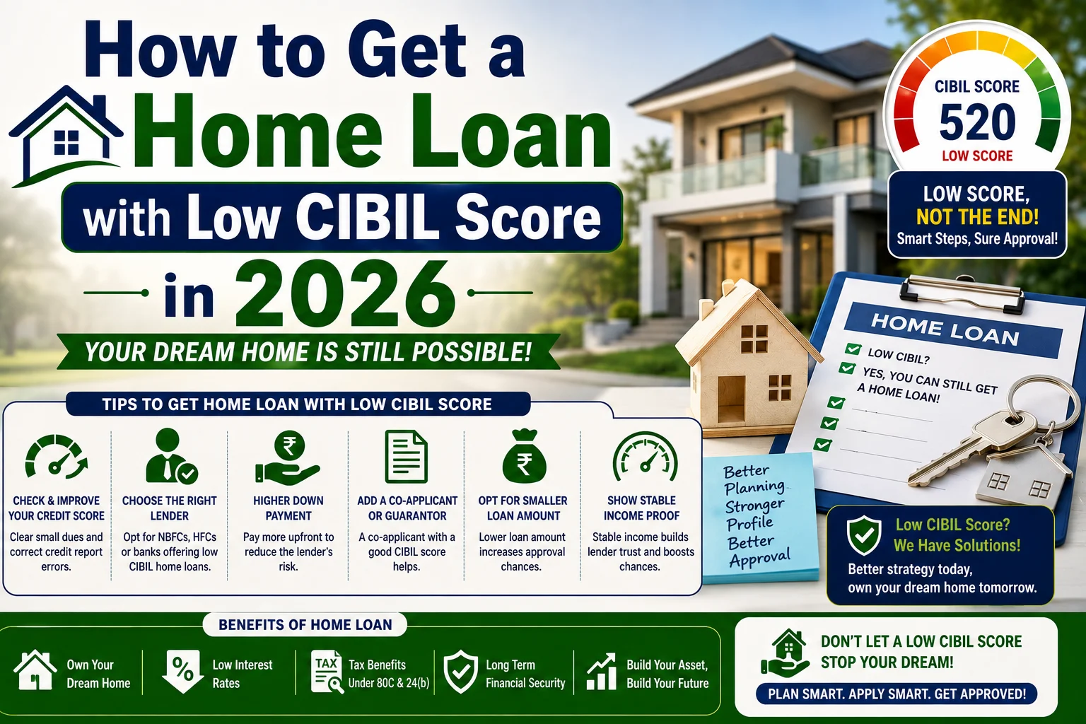 low cibil score